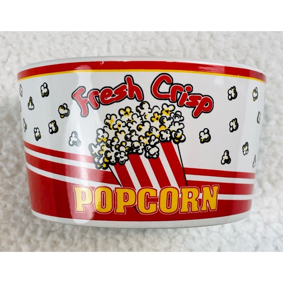 (VTG) CENTURY • Small Ceramic Popcorn Bowl - Picture 9 of 13